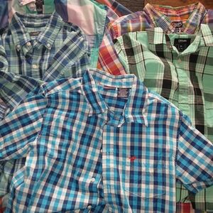 14Shirts!Chaps Wrangler Old Navy Boy's ButtonDown Shirt Bundle Boys XL XXL MEN S